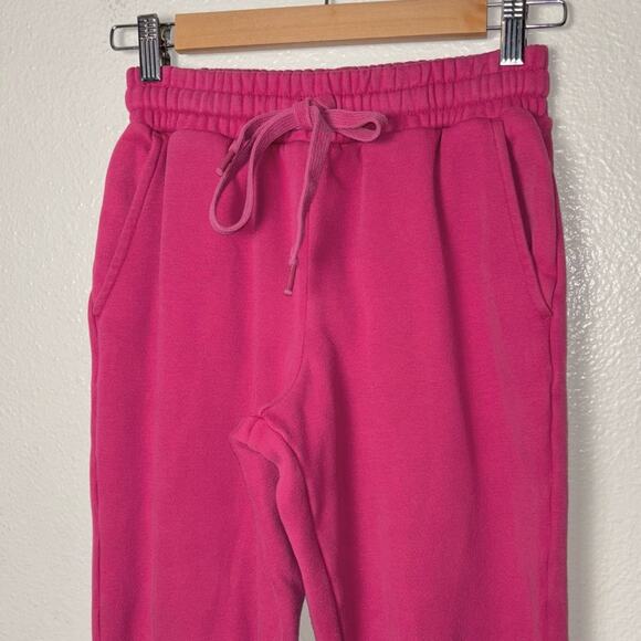 Fabletics Sweatpants Women's size XS Eco Go-To Classic In Dark Fuchsia Pink - Picture 6 of 16
